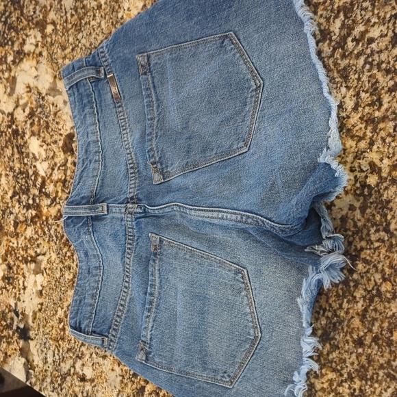 Ivanna Ultra High Rise Mom Shorts KanCan Denim Booty Shorts 3 Size 25 kc9145m-op - Picture 9 of 12